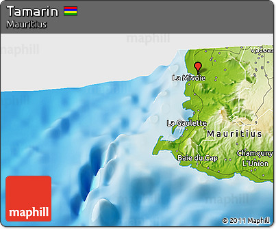 Physical 3D Map of Tamarin