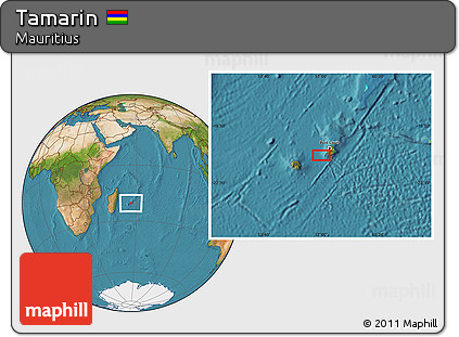 Satellite Location Map of Tamarin