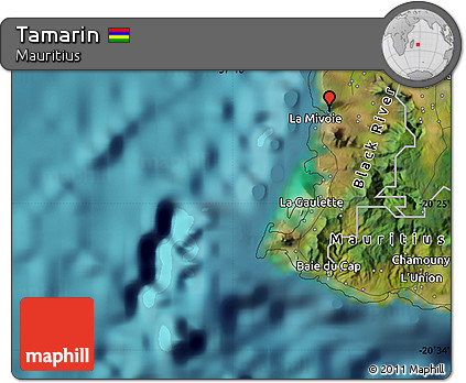Satellite Map of Tamarin