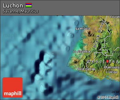 Satellite Map of Luchon