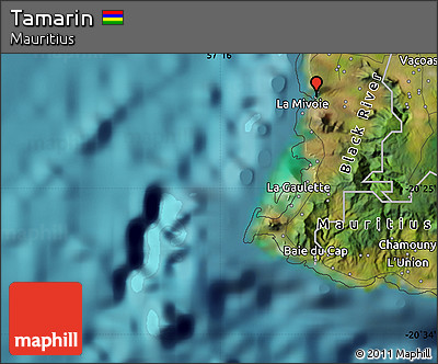Satellite Map of Tamarin