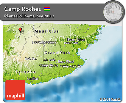 Physical 3D Map of Camp Roches