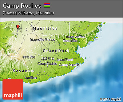 Physical 3D Map of Camp Roches