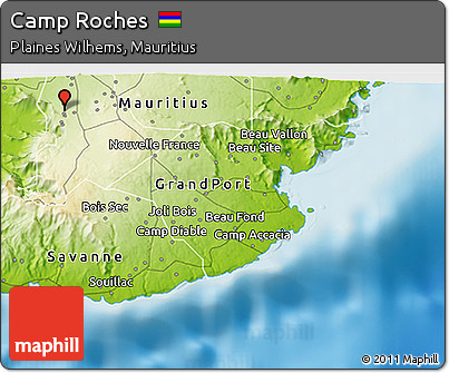 Physical 3D Map of Camp Roches