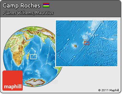 Physical Location Map of Camp Roches