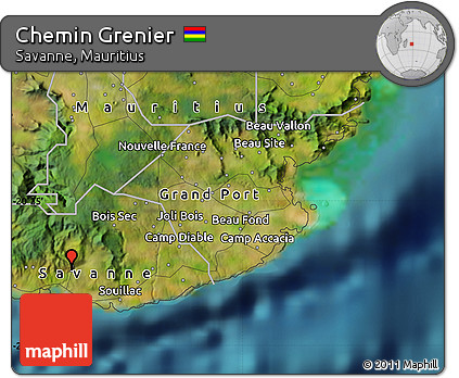Satellite Map of Chemin Grenier
