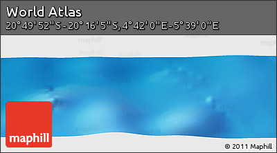 Physical Panoramic Map of the Area around 20° 32' 59" S, 5° 10' 30" E
