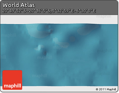 Satellite 3D Map of the Area around 20° 32' 59" S, 6° 1' 30" E