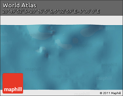 Satellite 3D Map of the Area around 20° 32' 59" S, 6° 1' 30" E