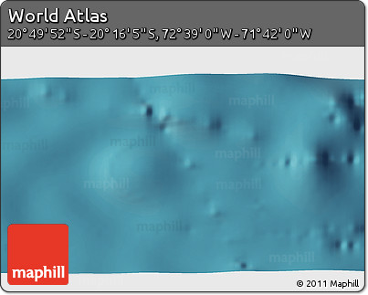 Satellite 3D Map of the Area around 20° 32' 59" S, 72° 10' 30" W