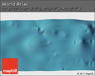 Satellite 3D Map of the Area around 20° 32' 59" S, 72° 10' 30" W