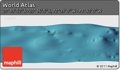 Satellite Panoramic Map of the Area around 20° 32' 59" S, 72° 10' 30" W