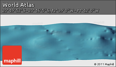 Satellite Panoramic Map of the Area around 20° 32' 59" S, 72° 10' 30" W