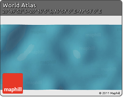 Satellite 3D Map of the Area around 20° 32' 59" S, 77° 25' 30" E