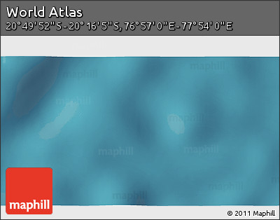 Satellite 3D Map of the Area around 20° 32' 59" S, 77° 25' 30" E