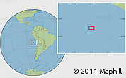 Savanna Style Location Map of the area around 20° 32' 59" S, 78° 7' 30" W
