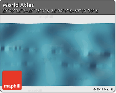 Satellite 3D Map of the Area around 20° 32' 59" S, 83° 22' 30" E