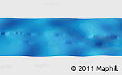 Shaded Relief Panoramic Map of the area around 20° 32' 59" S, 83° 22' 30" E