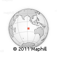 Outline Map of the Area around 20° 32' 59" S, 93° 34' 29" E, rectangular outline