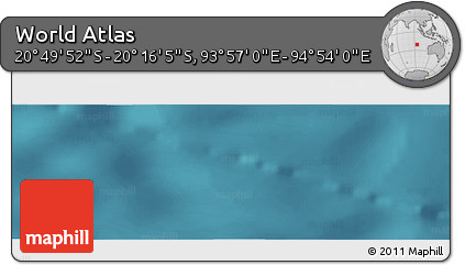 Satellite Panoramic Map of the Area around 20° 32' 59" S, 94° 25' 30" E
