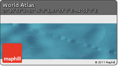 Satellite Panoramic Map of the Area around 20° 32' 59" S, 94° 25' 30" E
