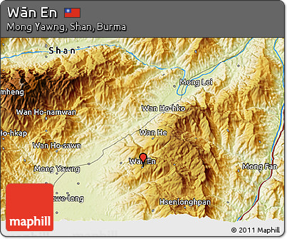 Physical 3D Map of Wān En