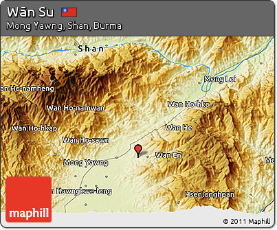 Physical 3D Map of Wān Su