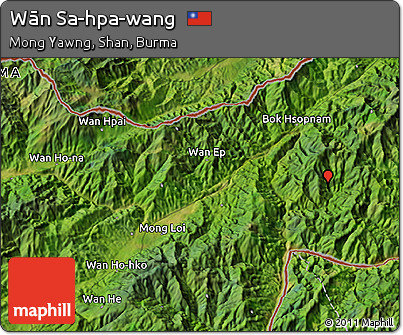 Satellite 3D Map of Wān Sa-hpa-wang