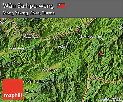 Satellite 3D Map of Wān Sa-hpa-wang