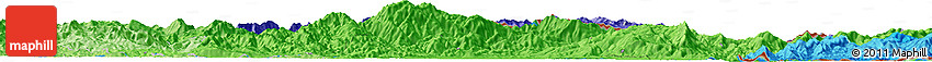 Political Horizon Map of the Area around 21° 23' 18" N, 100° 22' 30" E