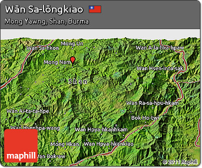 Satellite 3D Map of Wān Sa-lōngkiao