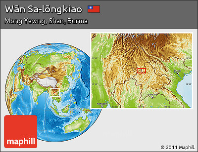 Physical Location Map of Wān Sa-lōngkiao