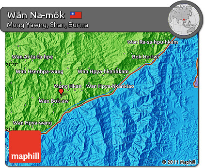 Political Map of Wān Na-mōk