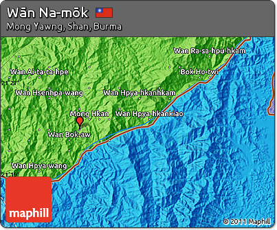 Political Map of Wān Na-mōk