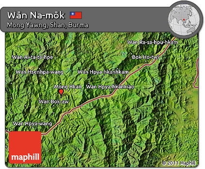 Satellite Map of Wān Na-mōk
