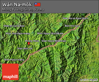 Satellite Map of Wān Na-mōk