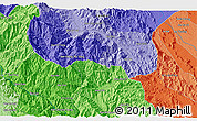 Political 3D Map of An Chang