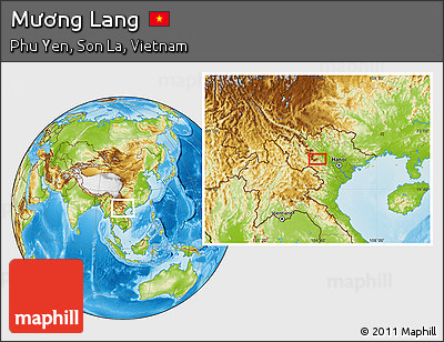 Physical Location Map of Mương Lang