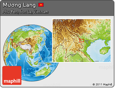 Physical Location Map of Mương Lang