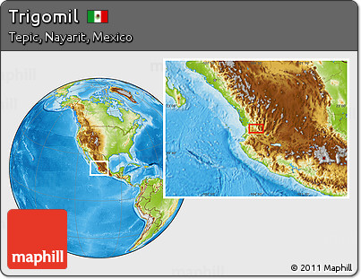 Physical Location Map of Trigomil