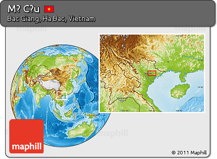 Physical Location Map of Mỹ Cầu
