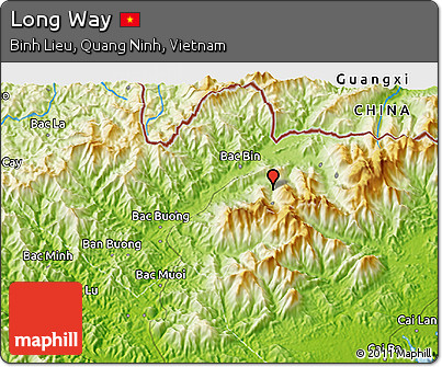 Physical 3D Map of Long Way