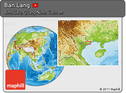 Physical Location Map of Ban Lang