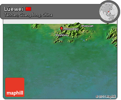 Satellite 3D Map of Lüewei
