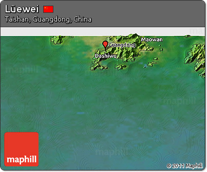 Satellite 3D Map of Lüewei