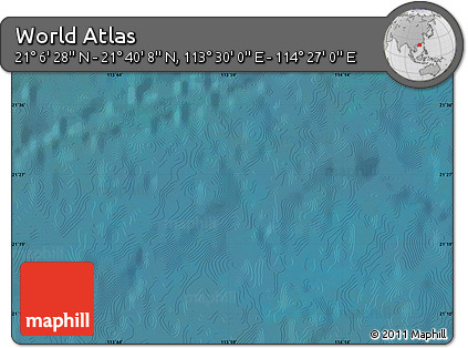 Satellite Map of the Area around 21° 23' 18" N, 113° 58' 29" E
