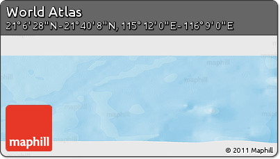 Political Panoramic Map of the Area around 21° 23' 18" N, 115° 40' 30" E
