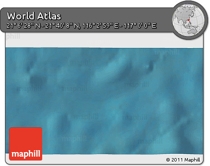Satellite 3D Map of the Area around 21° 23' 18" N, 116° 31' 30" E
