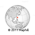 Outline Map of the Area around 21° 23' 18" N, 124° 10' 30" E, rectangular outline