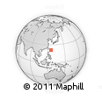 Outline Map of the Area around 21° 23' 18" N, 125° 52' 30" E, rectangular outline